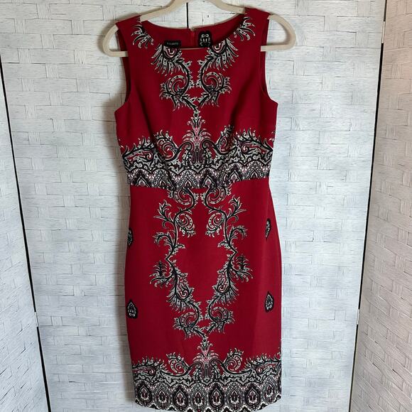 Talbots Dresses & Skirts - Talbots Womens Dress bodycon pencil paisley sleeveless academia feminine